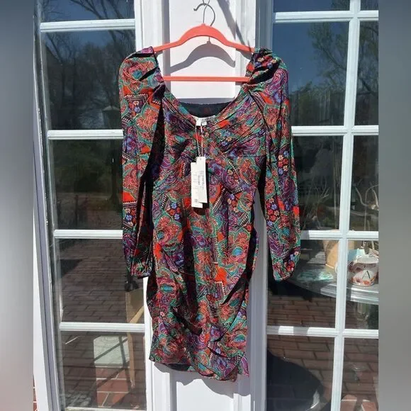 Veronica Beard Bellino Paisley Silk Dress NWT